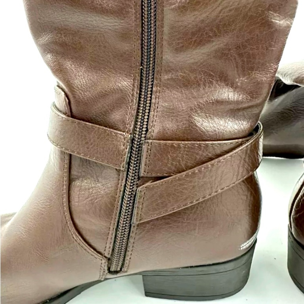 Croft & Barrow Women's Peyote Knee-High Zip Up Fashion Boots
Brown Size 8 - Picture 6 of 7